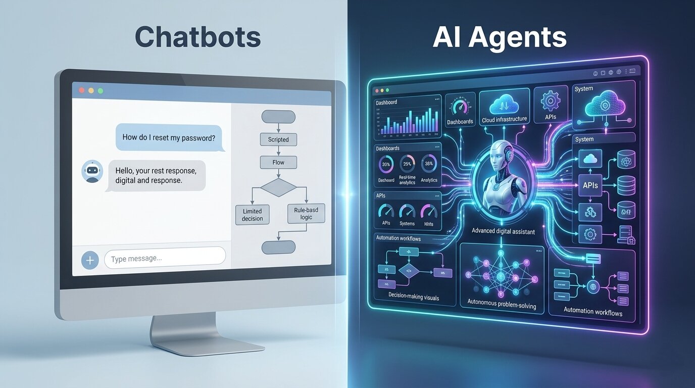AI Agents vs Chatbots in 2026: Which One Should Your Business Choose for Automation?