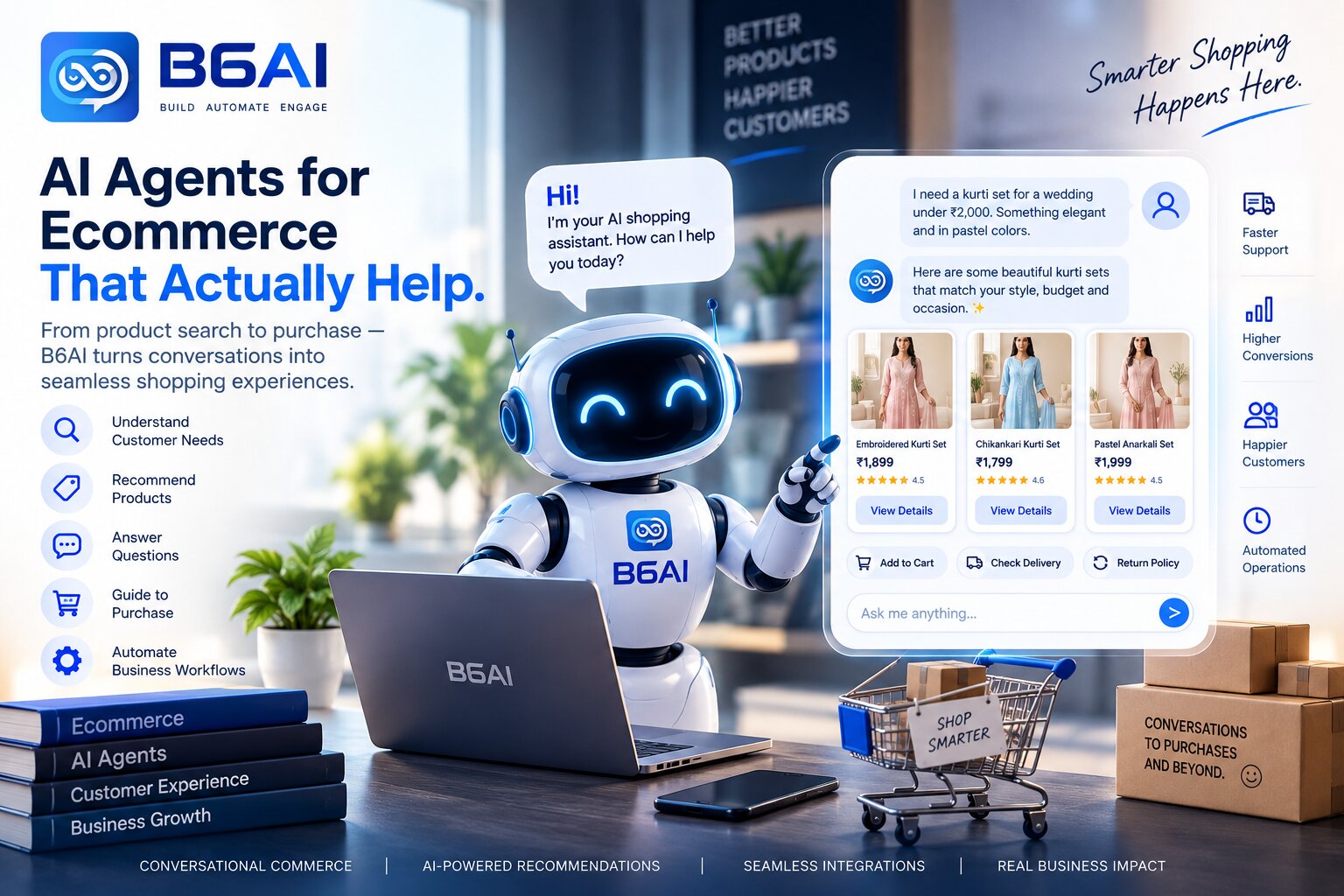 B6AI: How AI Agents Are Transforming Ecommerce From Product Search to Purchase
