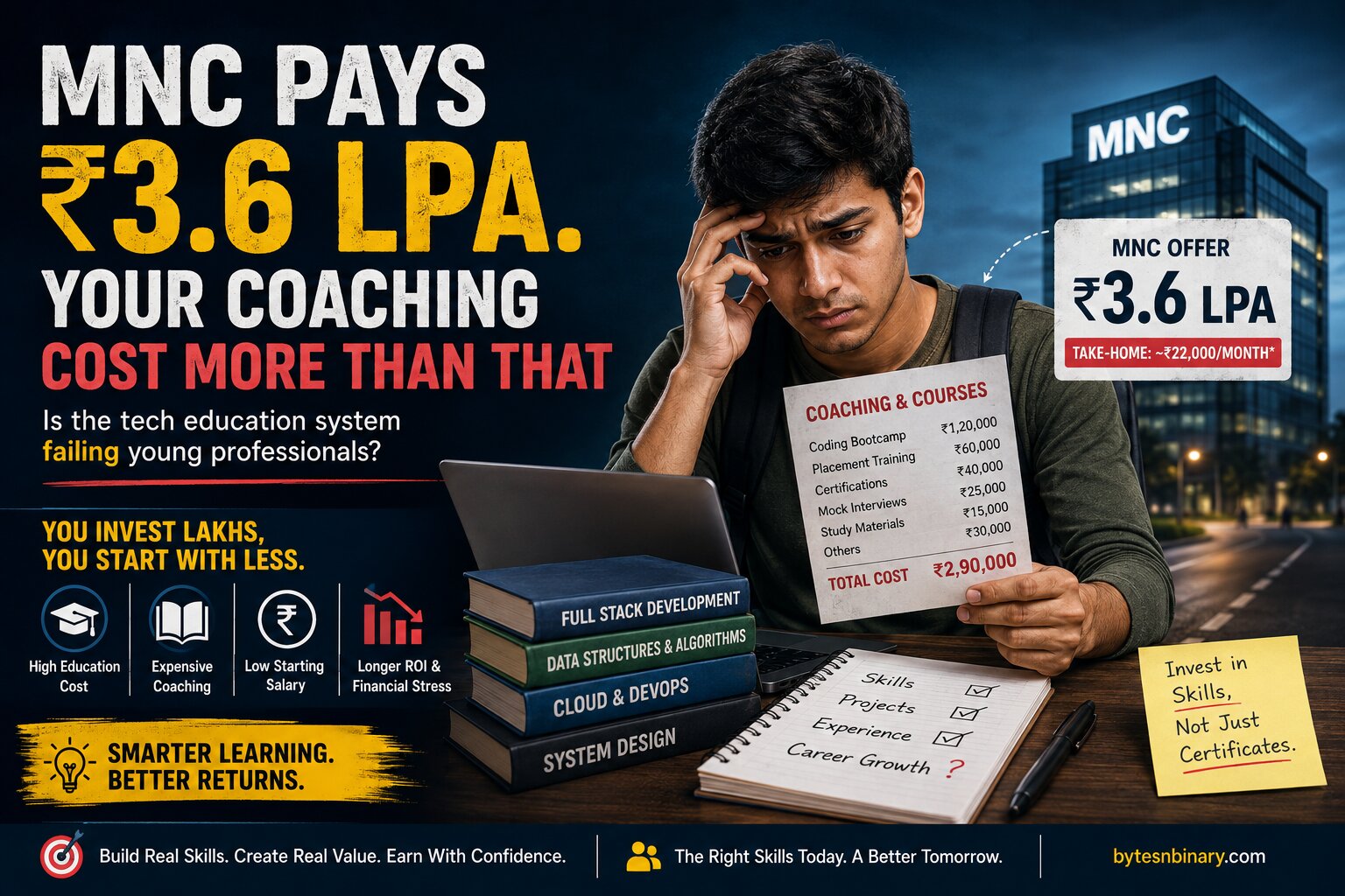 MNC Pays ₹3.6 LPA. Your Coaching Costs More Than That